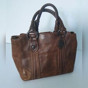 Frye Women's Brown Leather Small Handbag. Pre-owned.